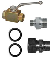 Carrete de manguera de conexi&oacute;n tubo de grasa de 3/8 a 20 mm, incluida la v&aacute;lvula de bola