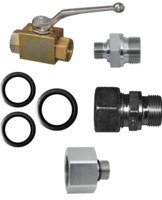 Carrete de manguera de conexi&oacute;n tubo de grasa de 3/8 a 38 mm, incluida la v&aacute;lvula de bola