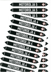 Étiquettes de tuyaux (seulement en suédois) Étiquettes de tuyaux (seulement en suédois)