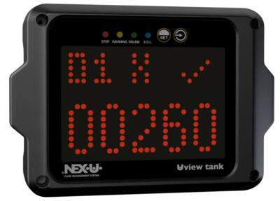 NEX&middot;U&middot;&reg; U&middot;view tank fj&auml;rrdisplay