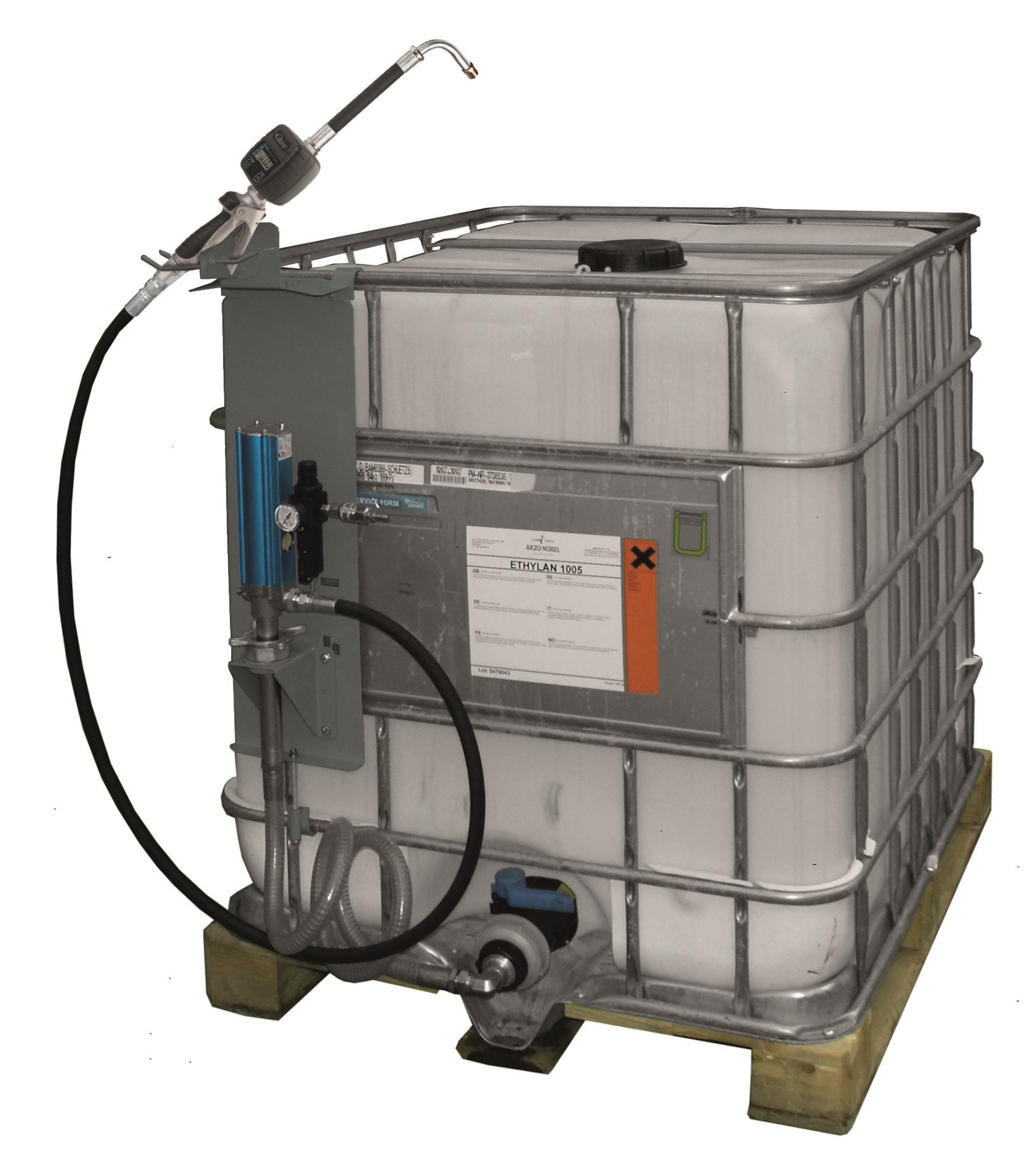 Distributionssats IBC 3:1 pump 22810 med m&auml;tare