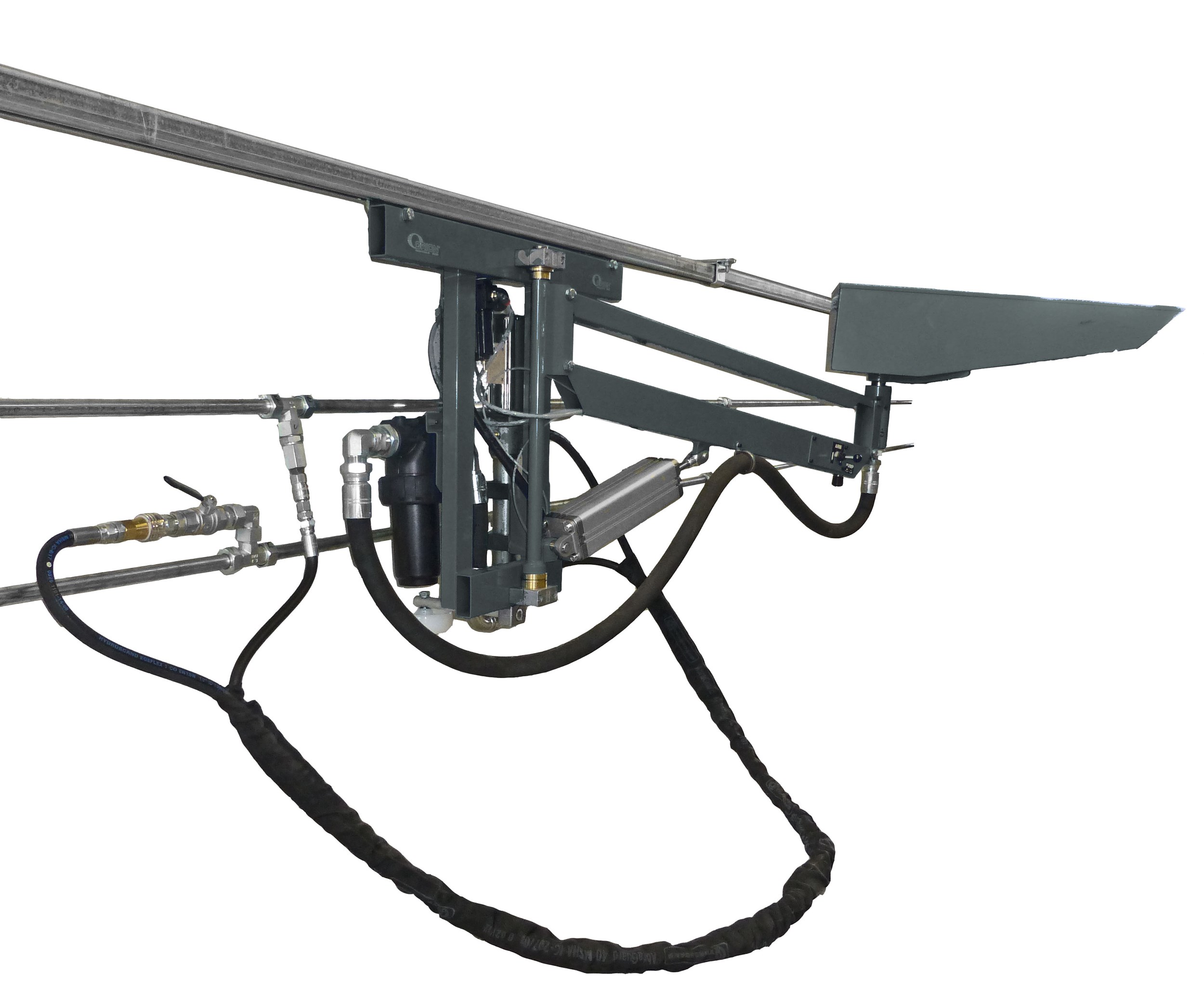 Waste oil collection bowl with 5:1 pump for rail system - Alentec ...