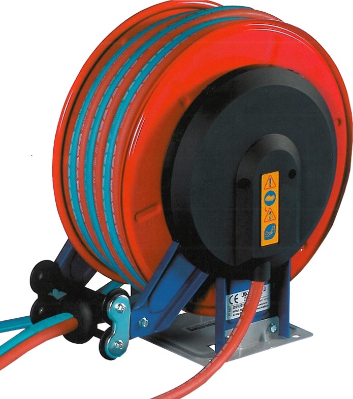 Hose Reel OR Welding gases Oxygen/propane 2x10 (2x3/8) mm (inch) 15 m -  Alentec & Orion AB