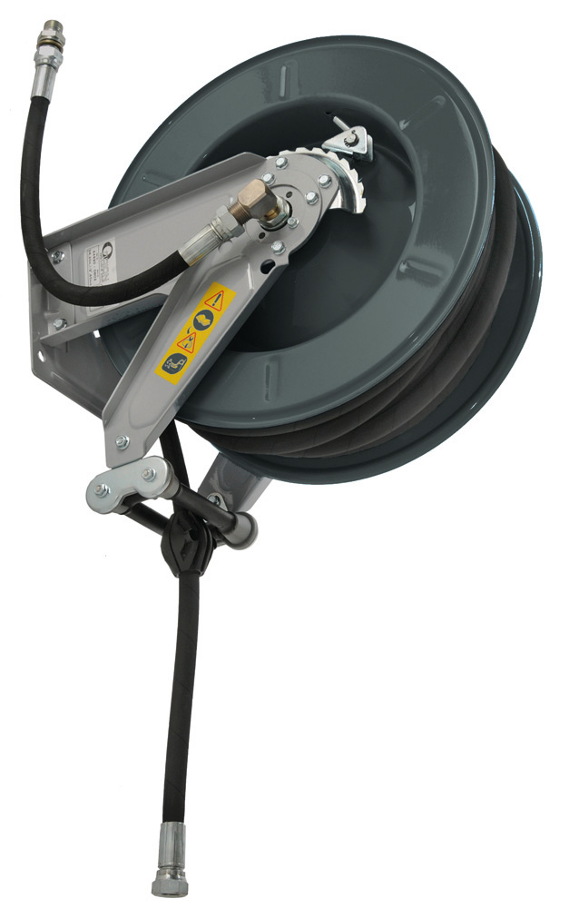 Hose Reel OR without hose with stainless steel swivel Oil/Air 20 m max  (without hose) - Alentec & Orion AB