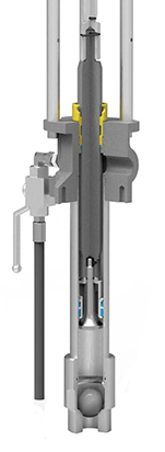 Power-Piston-pumparDenna typen kombinerar sugförmågan med en kul-backventil med förmåga hos en chop-check backventil att hantera tjockare material.ApplikationerÖverföringExtruderingMäta och dispenseraMaterial som kan hanterasFettLimBläckYtbeläggningarTätare